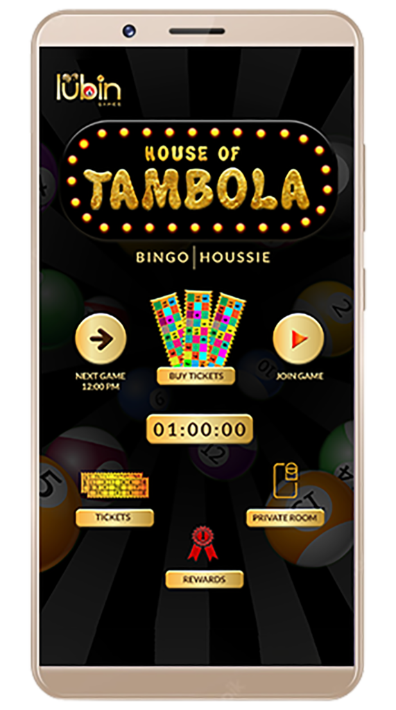 Tambola-the-real-cash-games-dashboard